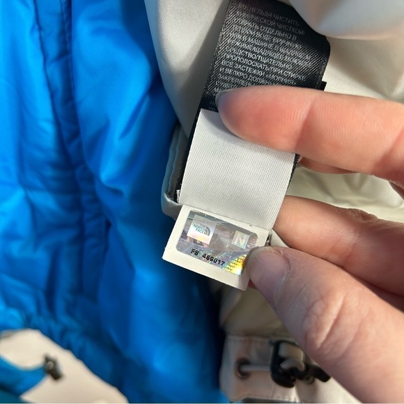 North Face 3 in 1 Hyvent Winter Jacket Medium Blue Women’s Hood Full Zip - Picture 10 of 14